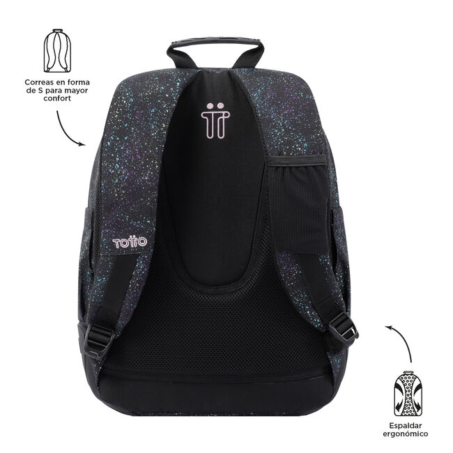 Mochila escolar salpicado color - Crayoles image number null