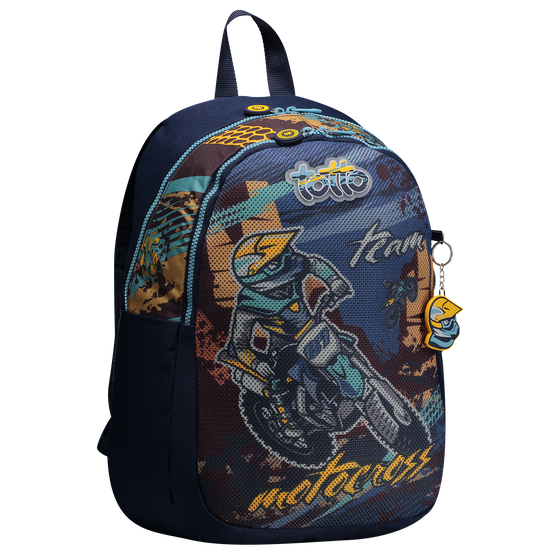 Mochila escolar grande - Motto Cross image number 3