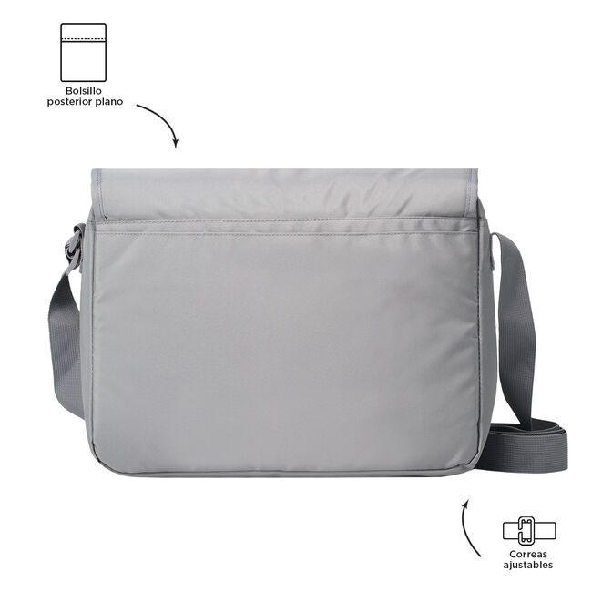 Bandolera Eco-Friendly color gris - Caspio image number null