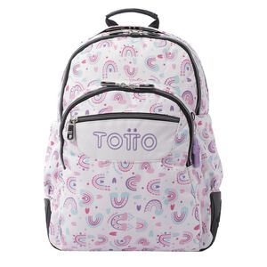 Mochila Crayoles - Arcoíris rosa