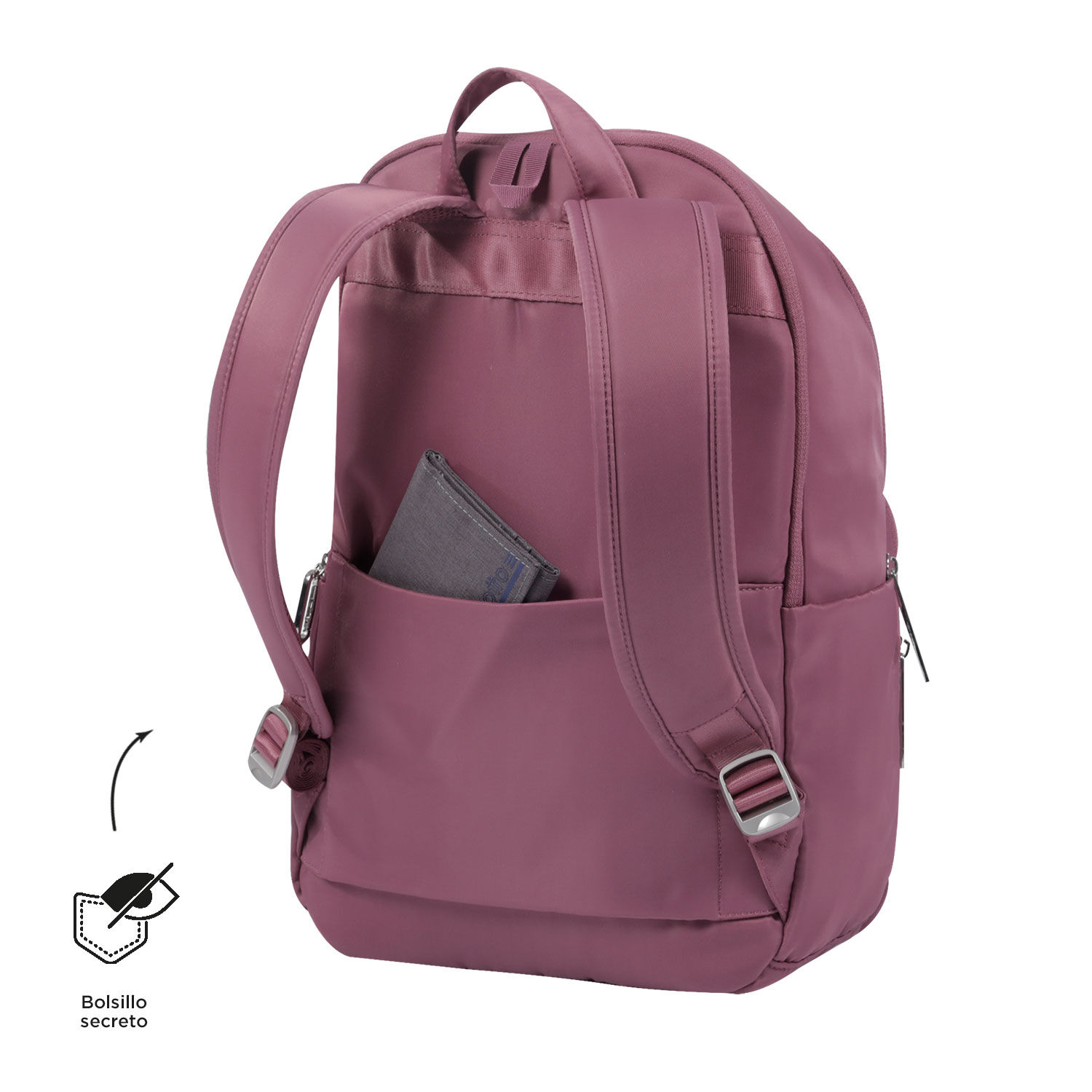 Mochila ejecutiva para mujer Deco Rose Adelaide 3 2.0 Rosa