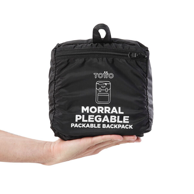 Mochila de viaje plegable negro - Collapse image number null