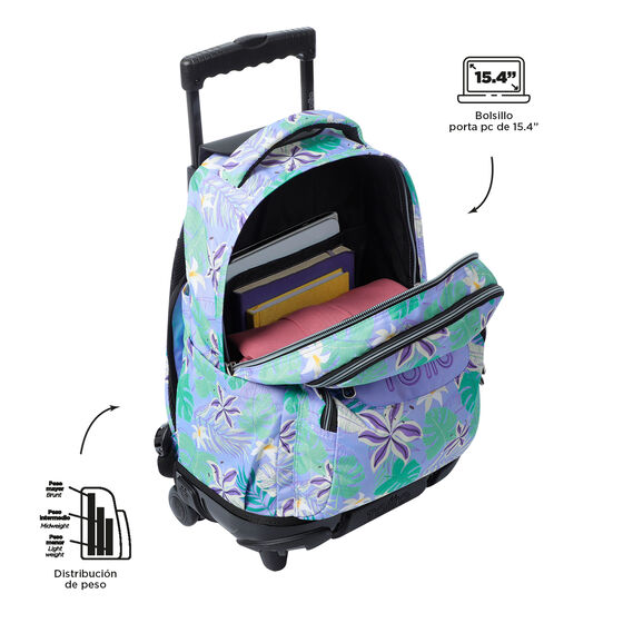 Mochila Renglones - Morado image number 4