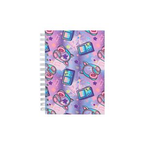 Cuaderno A5 tapa forrada - Meowsical