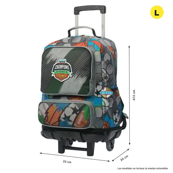 Mochila de ruedas Multisport L image number 3