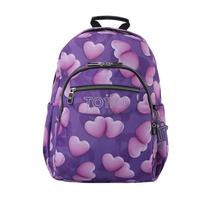 Mochila escolar adaptable a carro eco-friendly Chubby - Acuareles