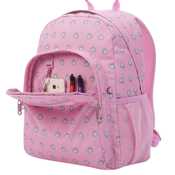 Mochila Acuareles - Corazones rosas image number 5