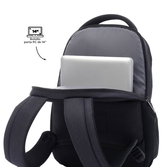 Mochila Deleg - Negro image number 5