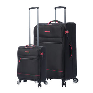Kit de maletas de cabina y mediana Liviana Negro