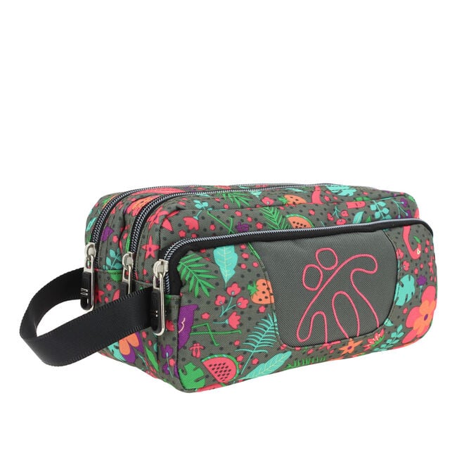 Estuche escolar tres compartimentos - Agapec - Verde ...