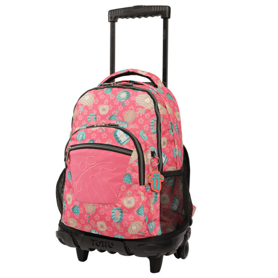 Mochila escolar con ruedas Renglones - 1OX image number 2