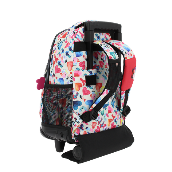 Mochila escolar con ruedas Renglones - 2SA image number 6