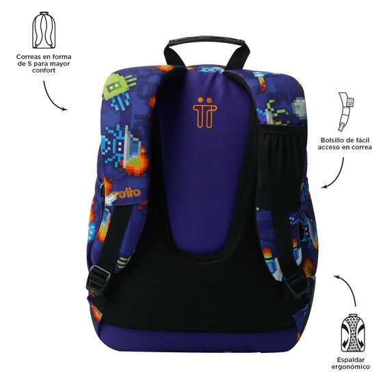 Mochila Rayol - Space Blue image number 4