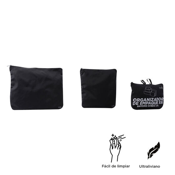 Organizador de viaje Packing Cube X6 - Negro image number 3