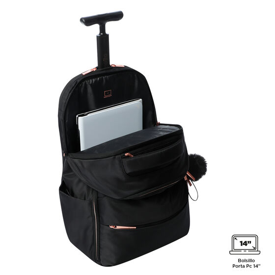 Mochila con ruedas Trolley - Black image number 3