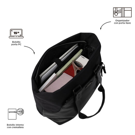 Bolso Toscana L - Negro image number 5