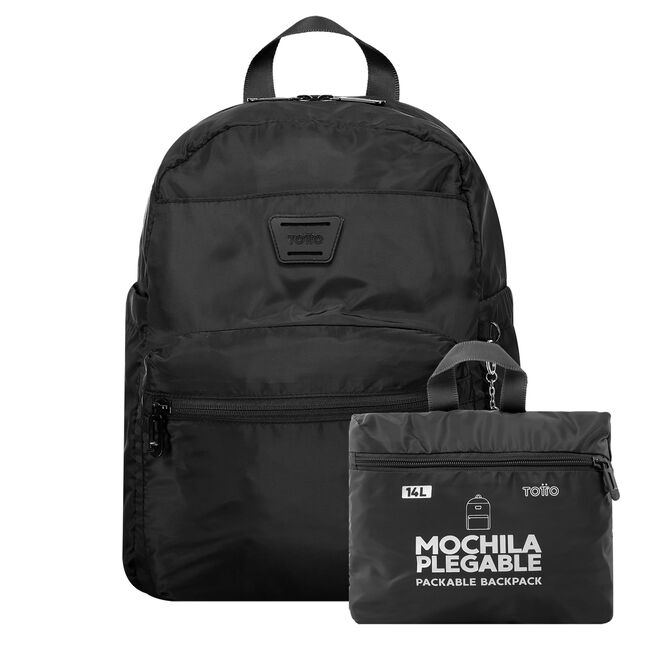 Mochila de viaje plegable negro - Xingu