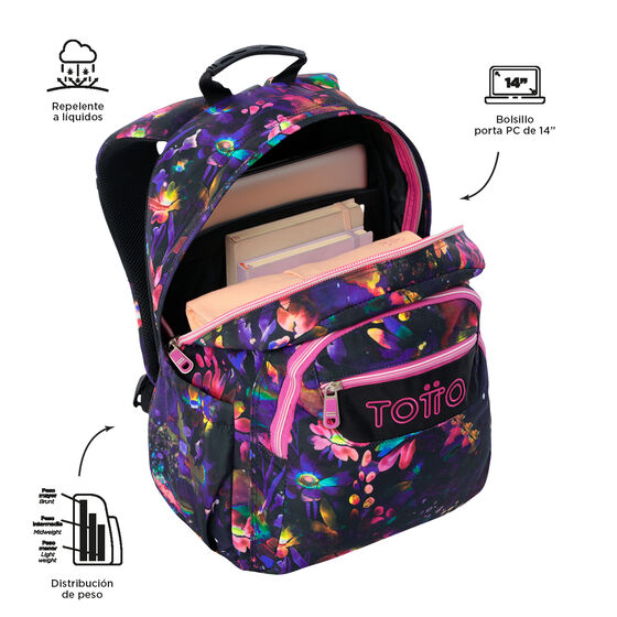Mochila Acuareles - Flower Galaxy image number 4