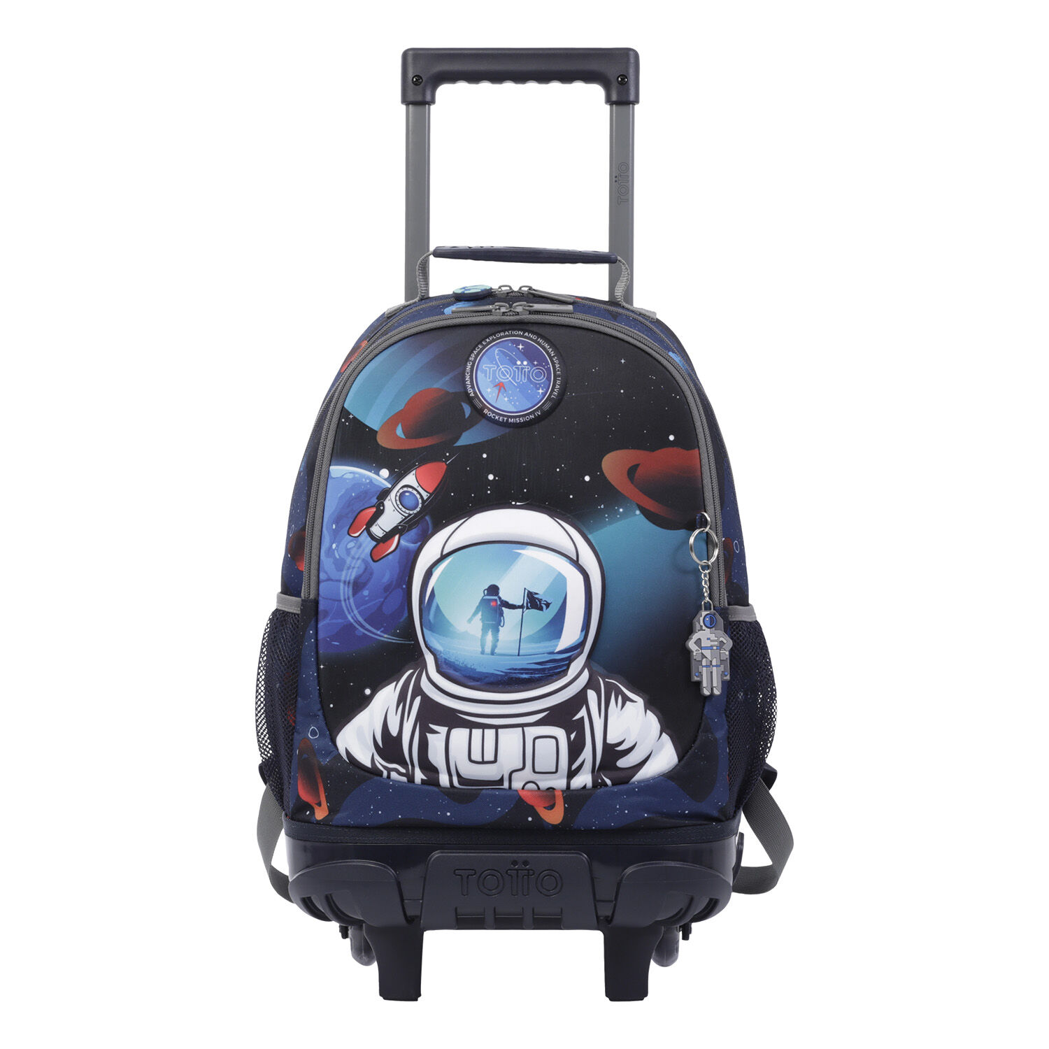Mochila escolar peque a con ruedas Astronaut Multicolor Totto.es