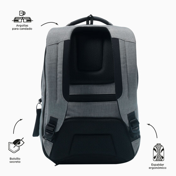 Mochila Hexa L - Gray Mix image number 3