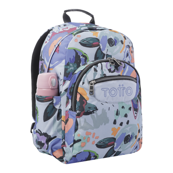 Mochila Acuareles - Lienzo floral image number 6