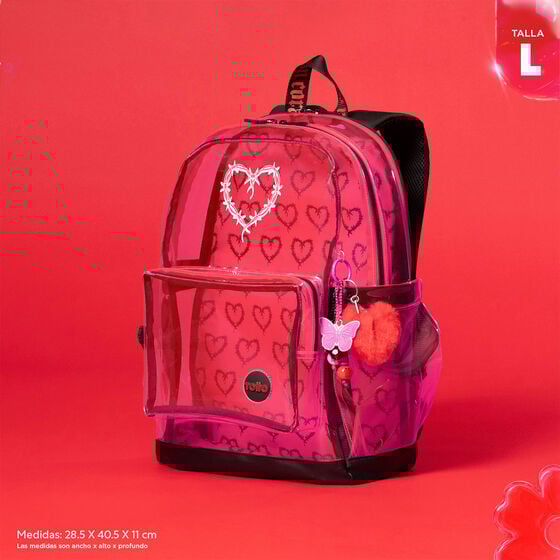 Mochila Transparente Edici&oacute;n Especial Sigue Tu Cora image number 9