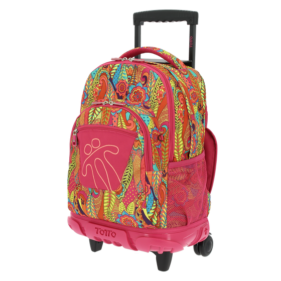 Mochila escolar con ruedas Renglones - 8V9 image number 3