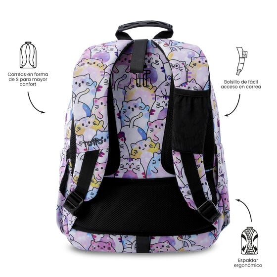 Mochila Acuareles Glitter - Paws image number 4