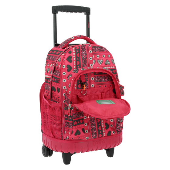 Mochila escolar con ruedas Renglones - 0IJ image number 5