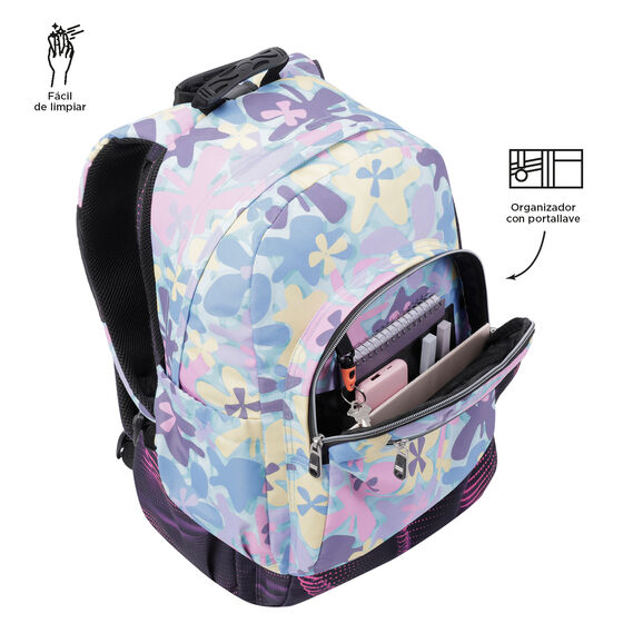 Mochila Acuareles - Flores Hawaianas image number 6
