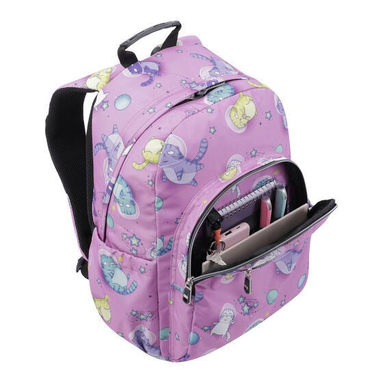 Mochila Acuarela - Gatos astronautas image number 6