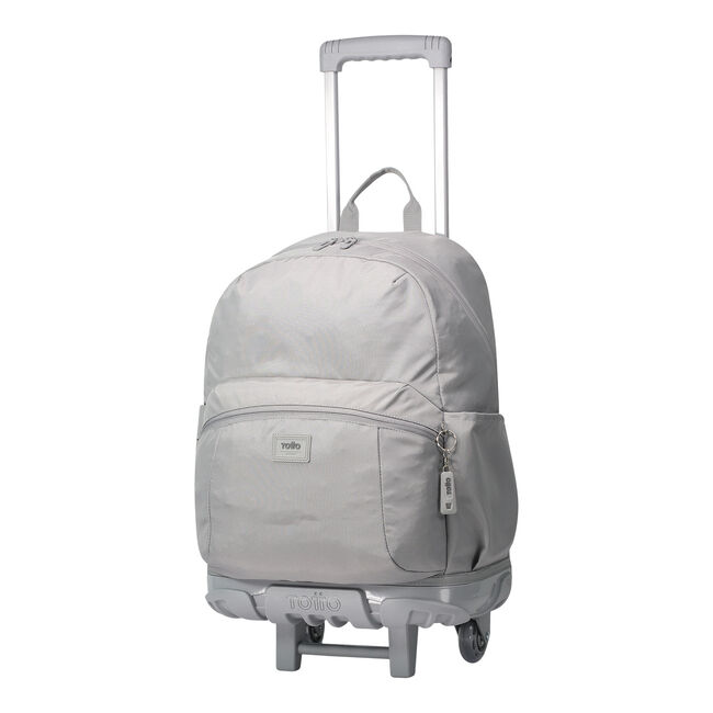 Mochila escolar con ruedas color gris - Trik L image number null