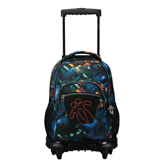 Mochila escolar con ruedas Renglones - 9EF image number 1