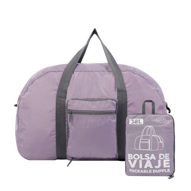 Bolsa de viaje plegable color morado - Branel image number null