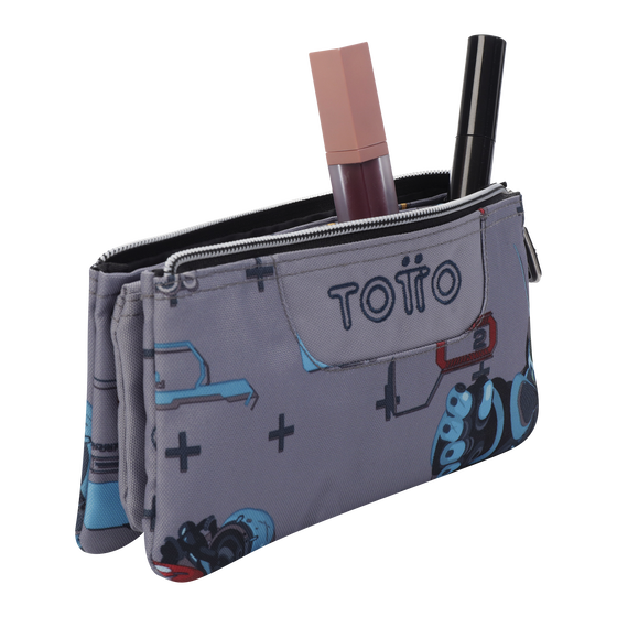 Estuche Tablero - Gris con robots image number 4