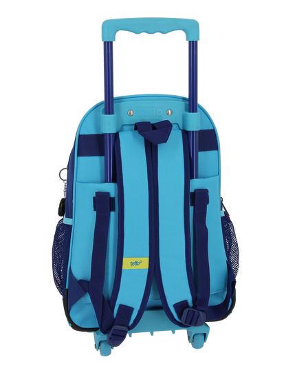 Mochila escolar con ruedas - Elefante image number 4