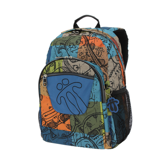 Mochila escolar adaptable a carro Acuareles - 7T9 image number 3