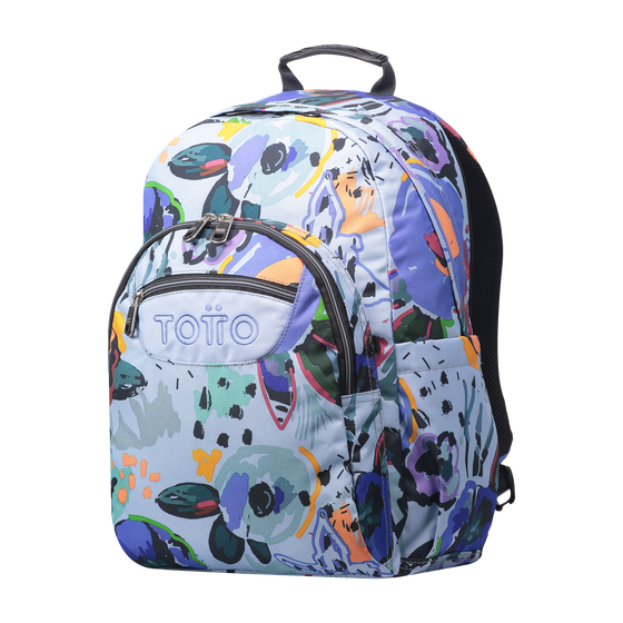 Mochila Acuareles - Lienzo floral image number 2