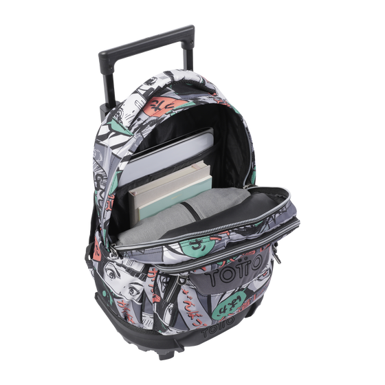 Mochila Resma Manga Gris Totto.es
