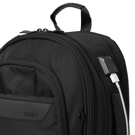 Mochila para portátil 14 color negro - Synergic image number 6