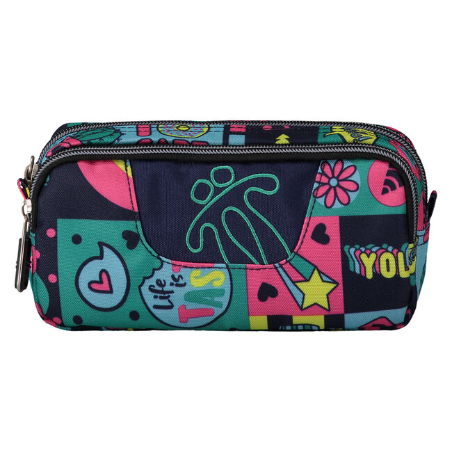 Estuche escolar compartimentos Sobre - Azul | Totto.es