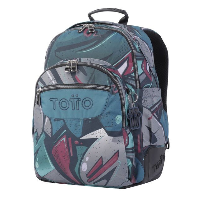 Mochila escolar lienzo eco-friendly - Crayoles image number null