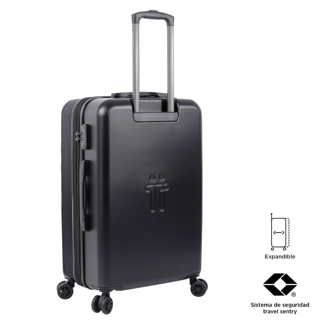 Maleta trolley mediana color negro - Bazy + image number null
