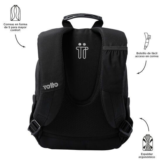 Mochila Tempera - Negro image number 3