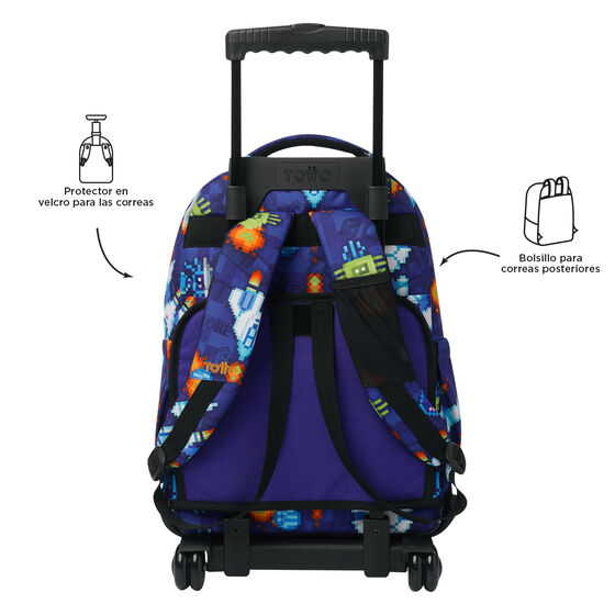 Mochila Renglones - Space Blue image number 4
