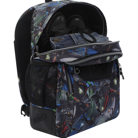 Mochila Crayoles - Estampado fútbol image number 5