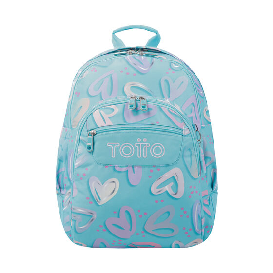 Mochila Crayoles - Corazones pintados image number 1