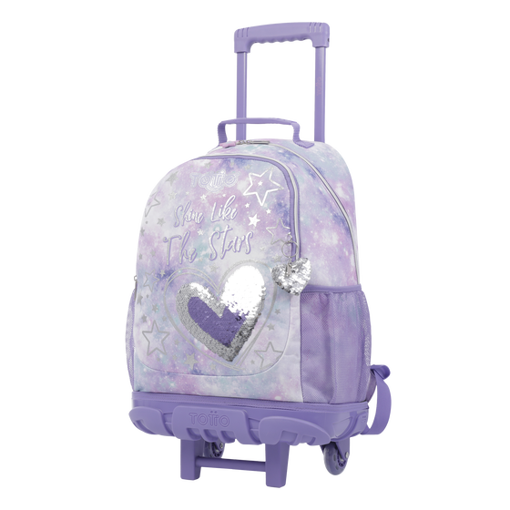 Mochila 3 Ruedas - Shiny Heart L image number 2
