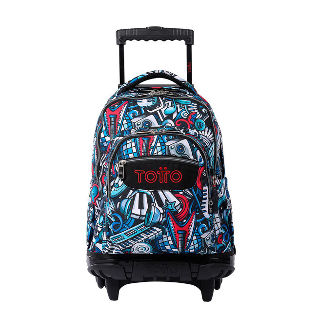Mochila escolar con ruedas Musika - Renglones
