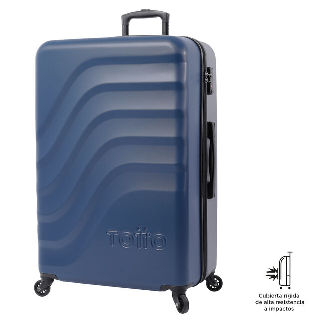 Maleta trolley grande color azul oscuro - Bazy image number null